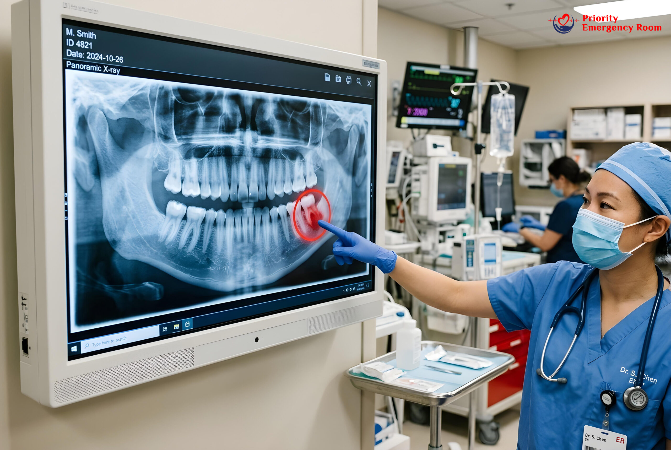 Facial trauma examination