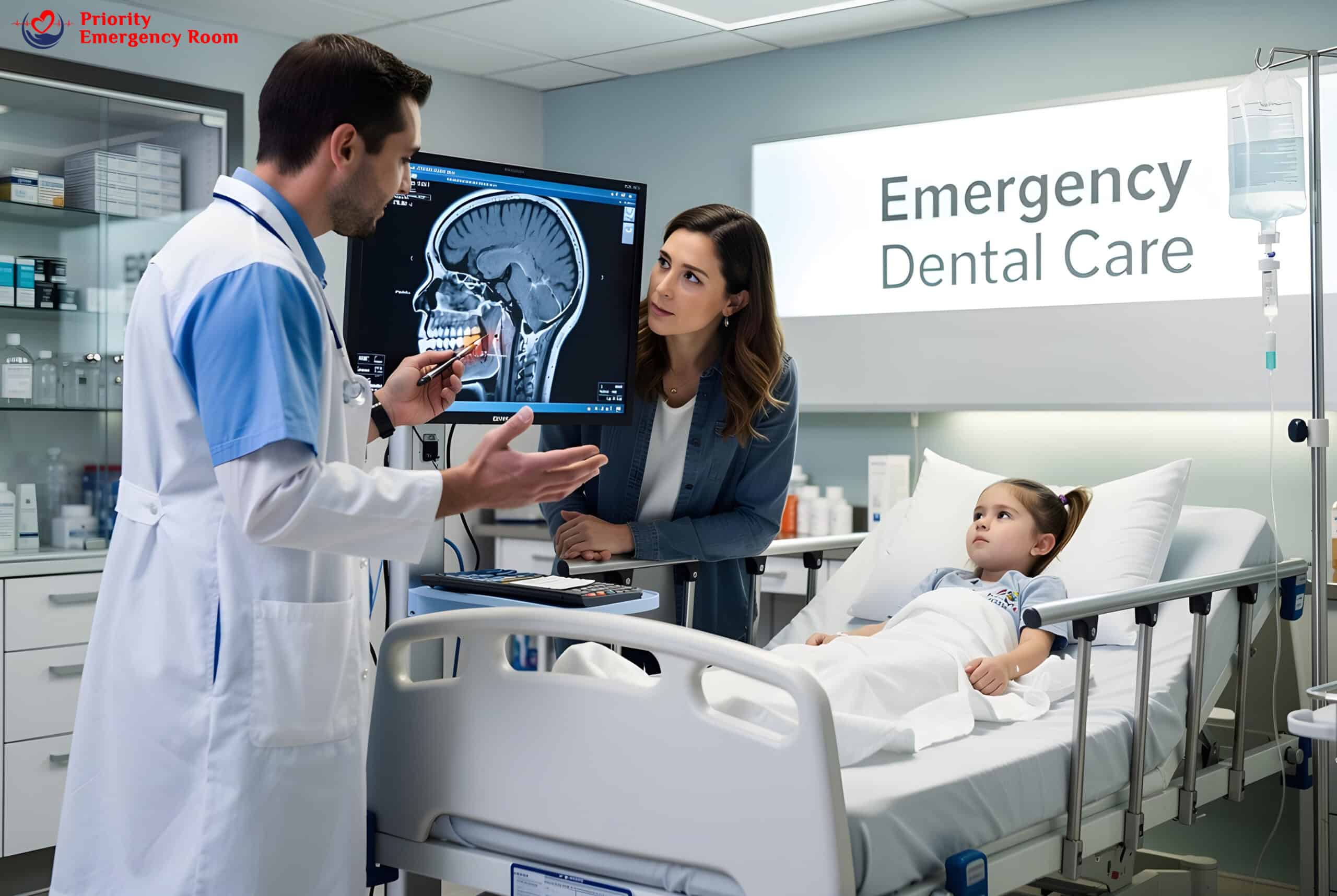 Facial trauma with dental injury