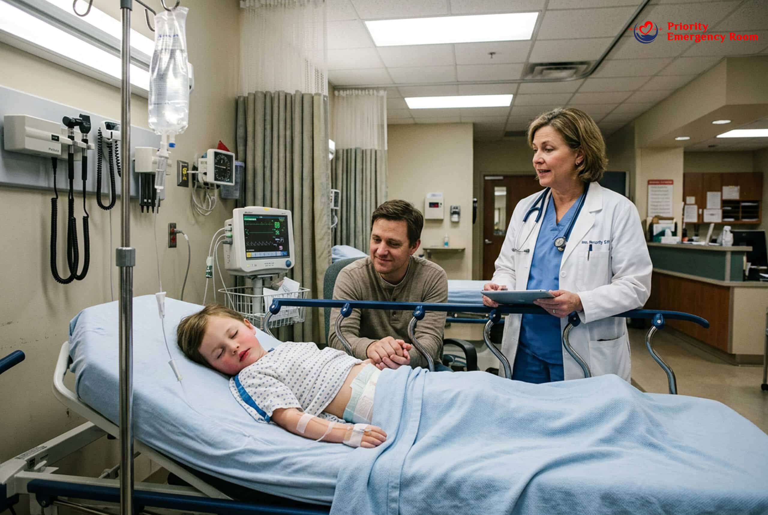 Lethargic child difficult to wake from dehydration