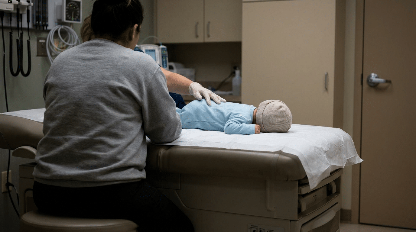 Severe dehydration signs in children