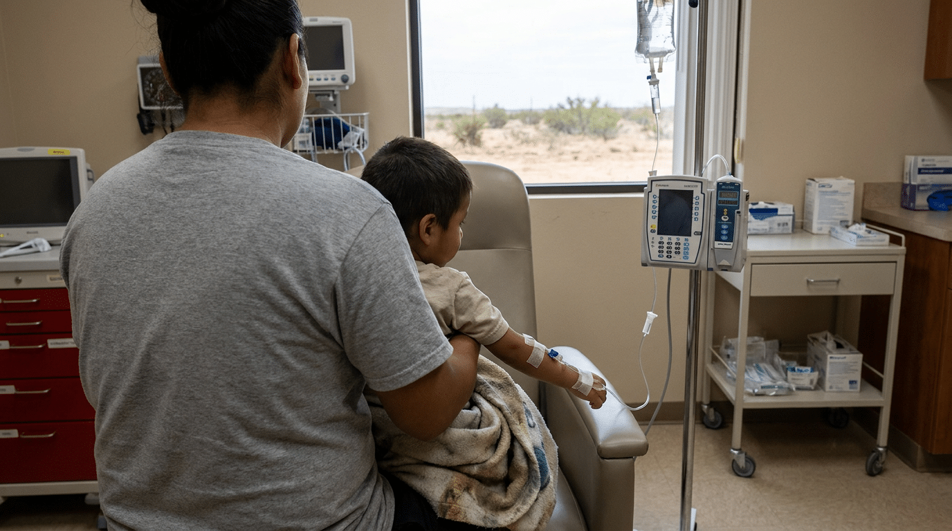 Severe allergic reaction needing emergency IV treatment
