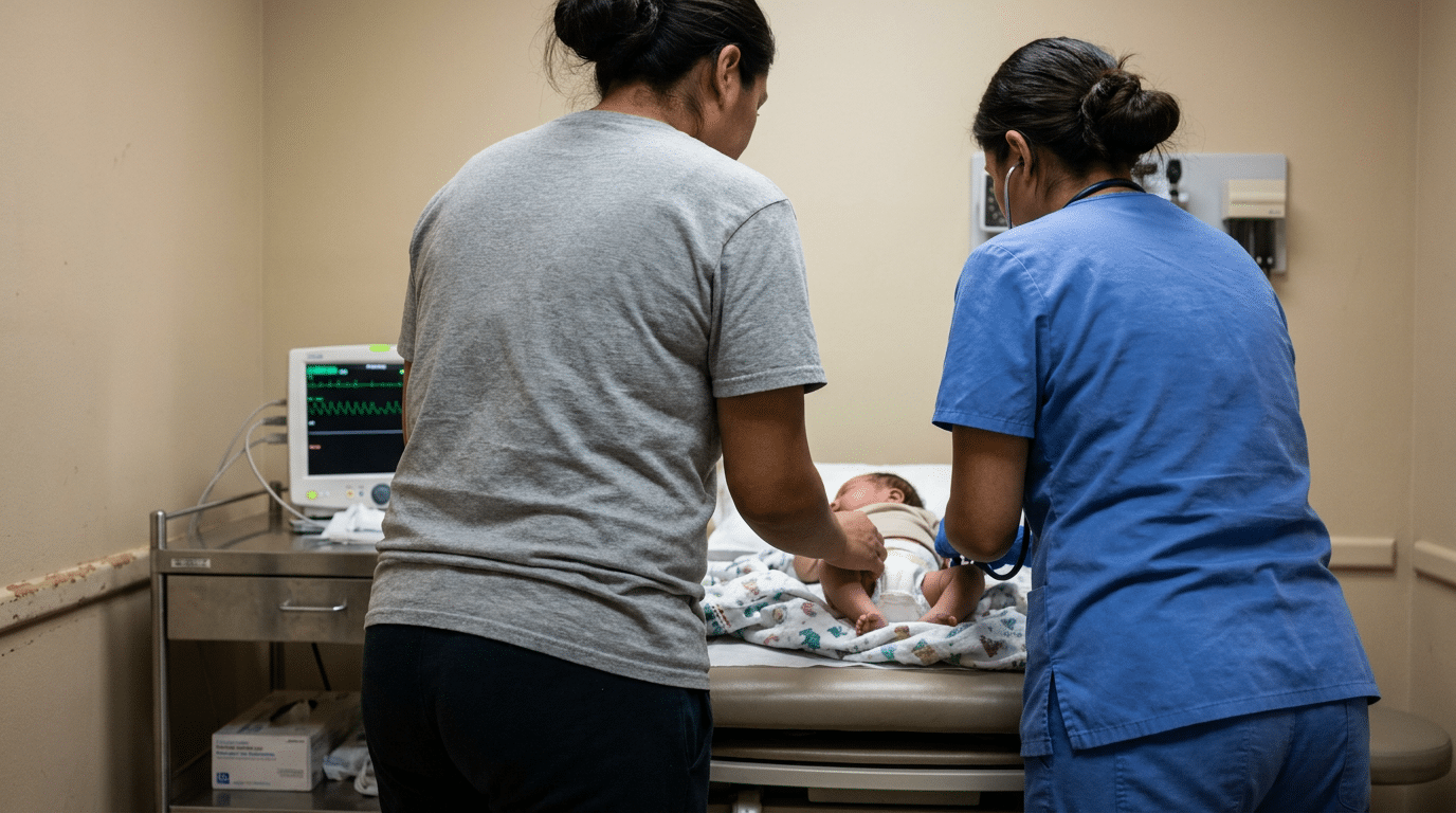 Severe dehydration signs in children