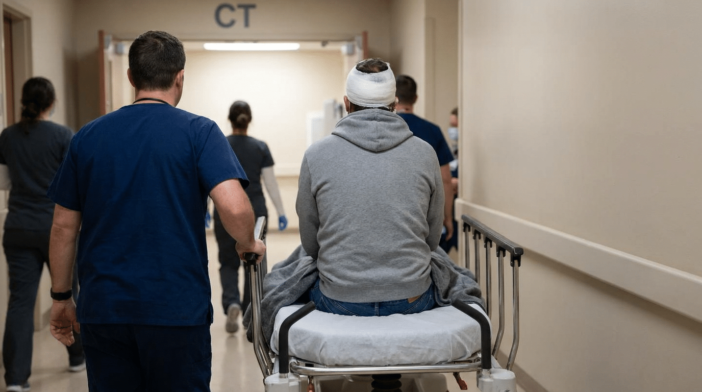 Loss of consciousness from concussion