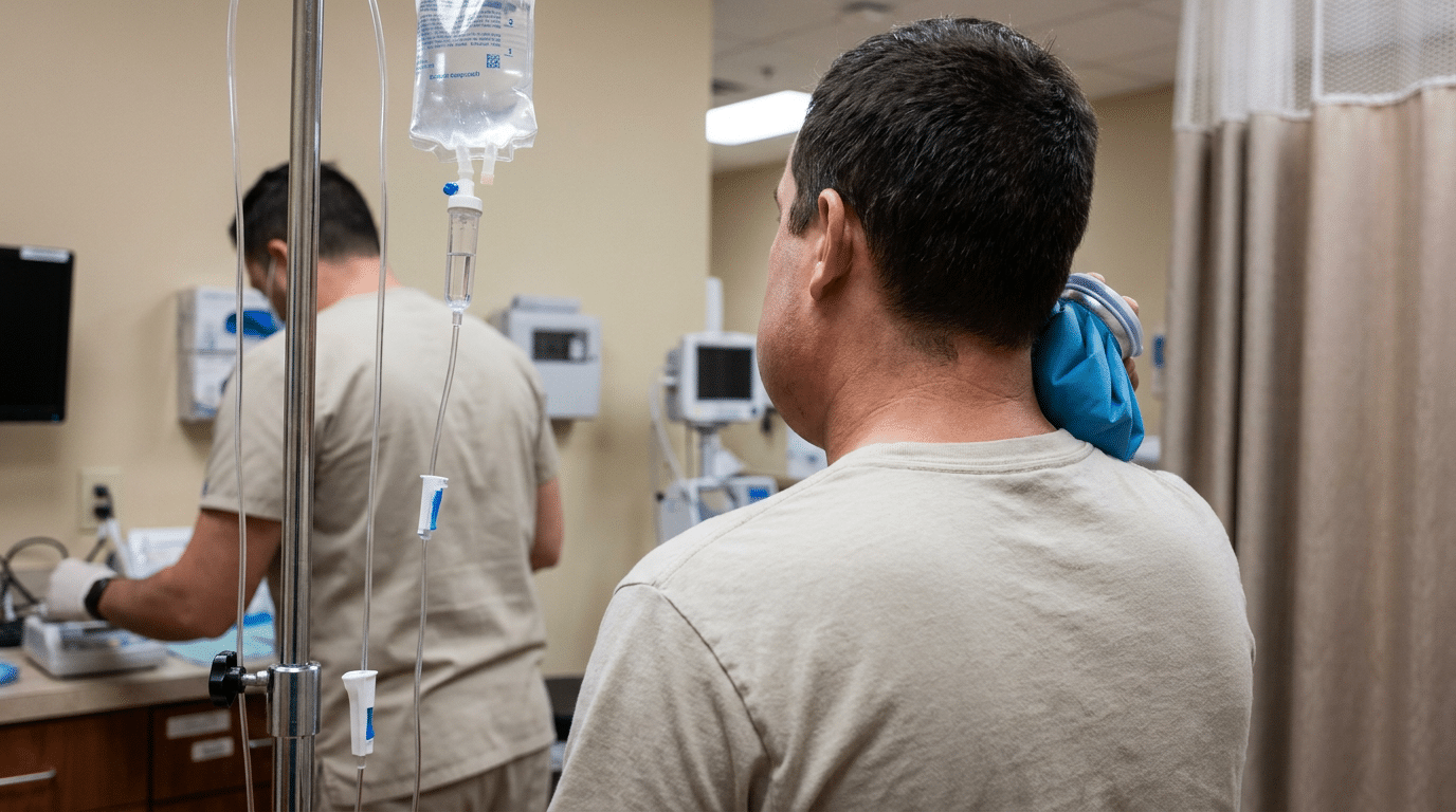 Difficulty breathing from dental swelling emergency