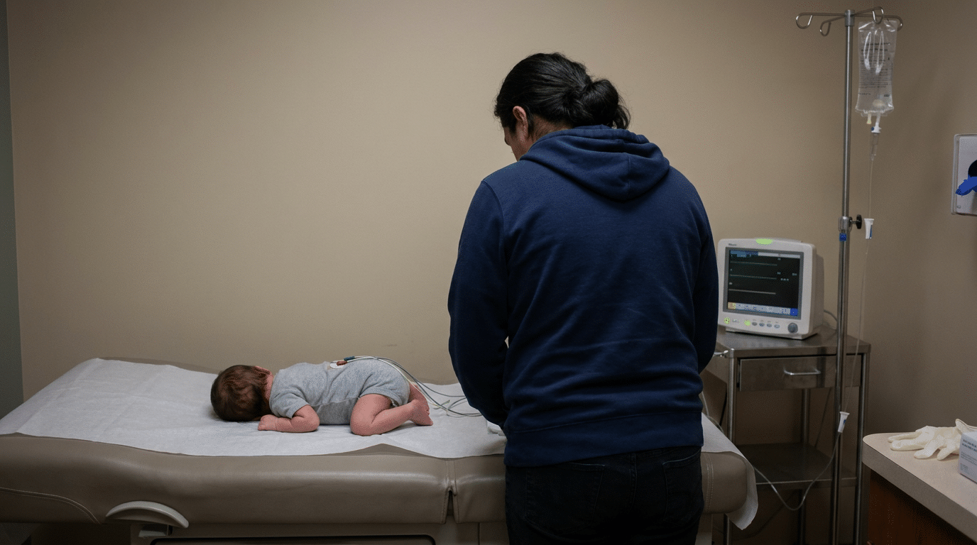 Severe dehydration signs in children