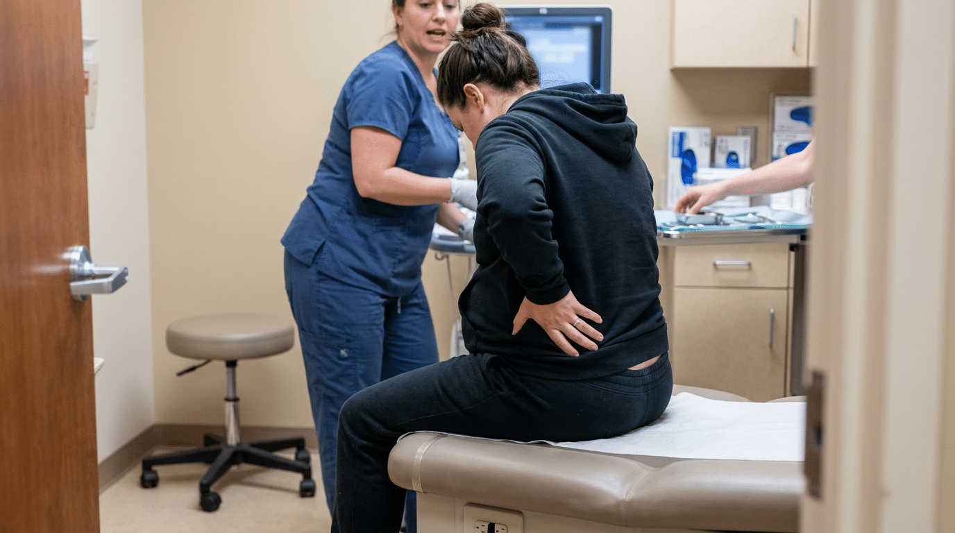 Pregnancy complications requiring emergency care