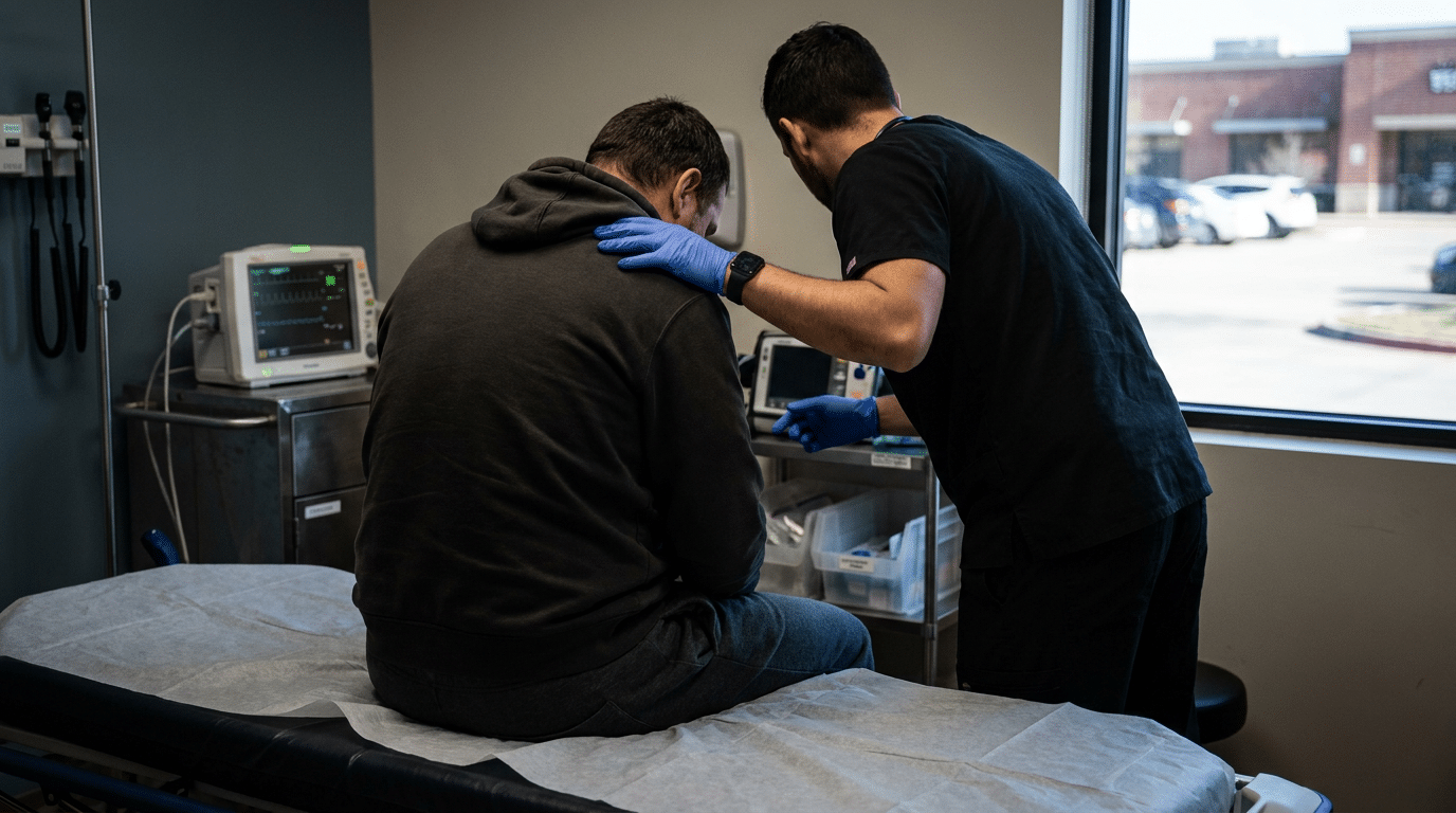 Suspected ectopic pregnancy emergency