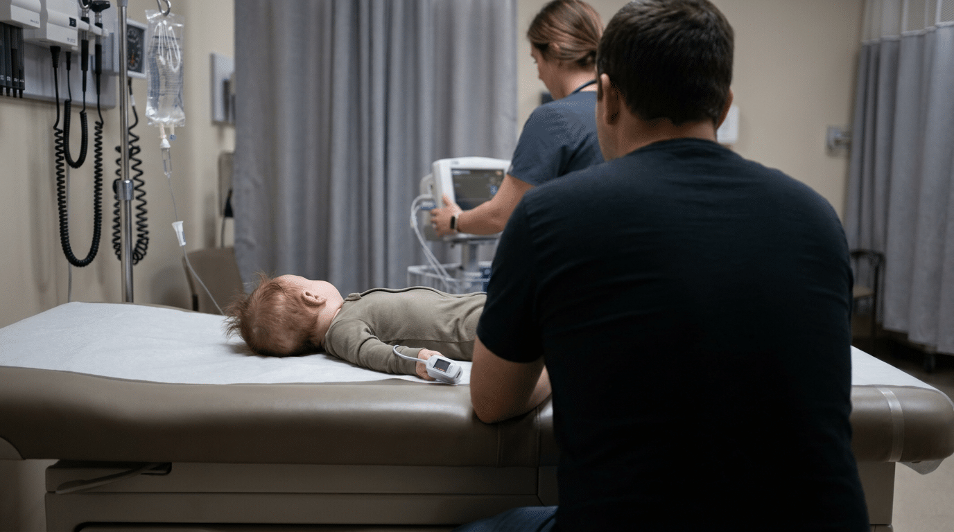 Severe dehydration signs in children