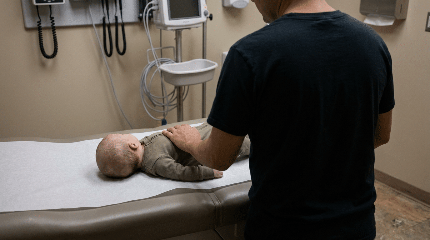 Severe dehydration signs in children