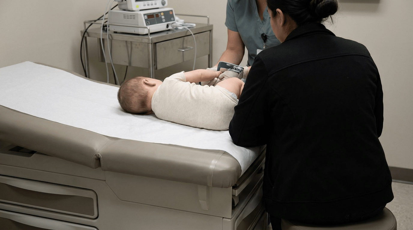 Severe dehydration signs in children