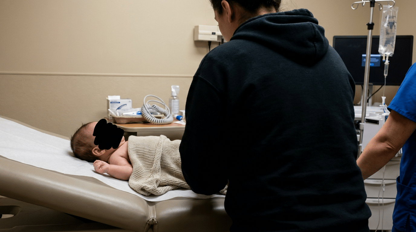 Severe dehydration signs in children