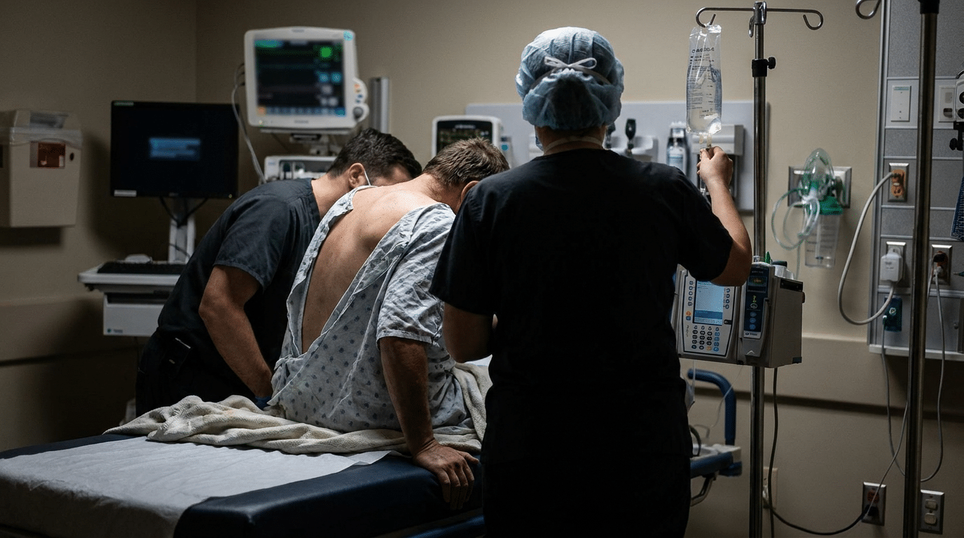 Signs of sepsis from kidney infection