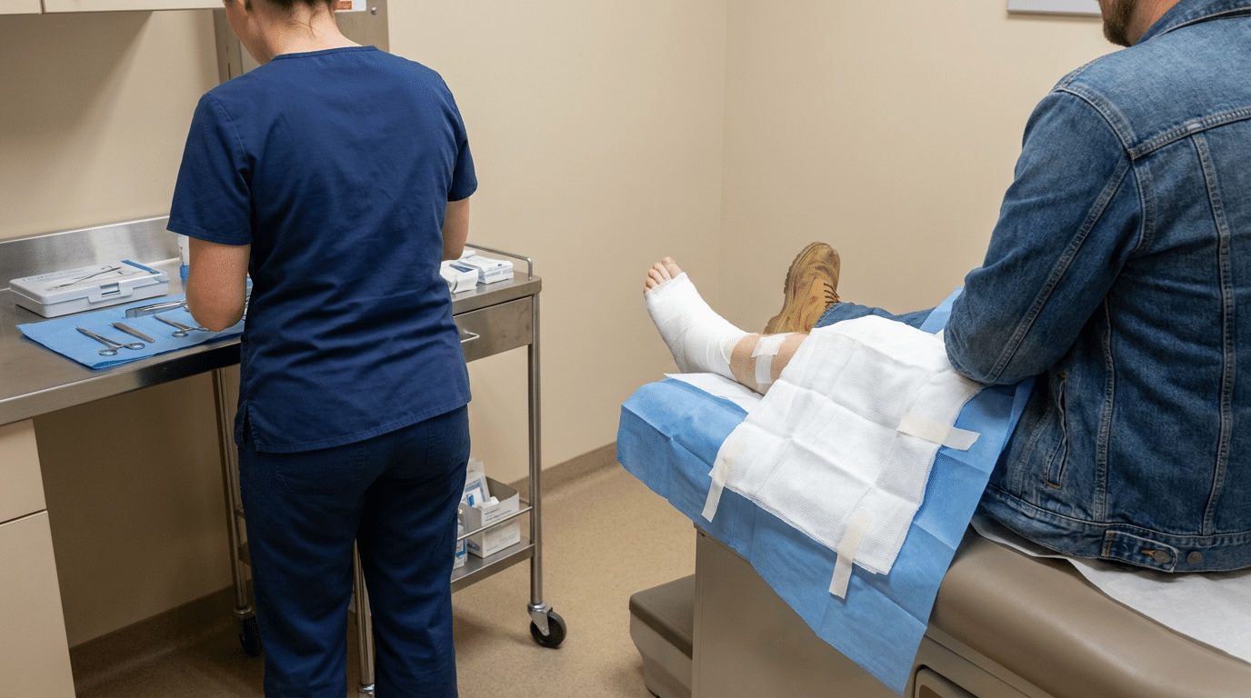 Uncontrolled bleeding from laceration
