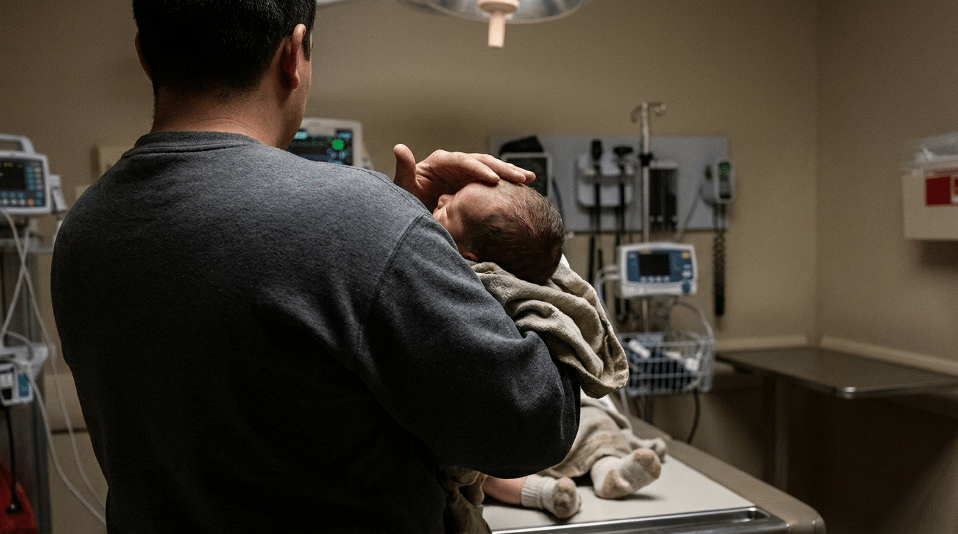 Severe dehydration signs in children