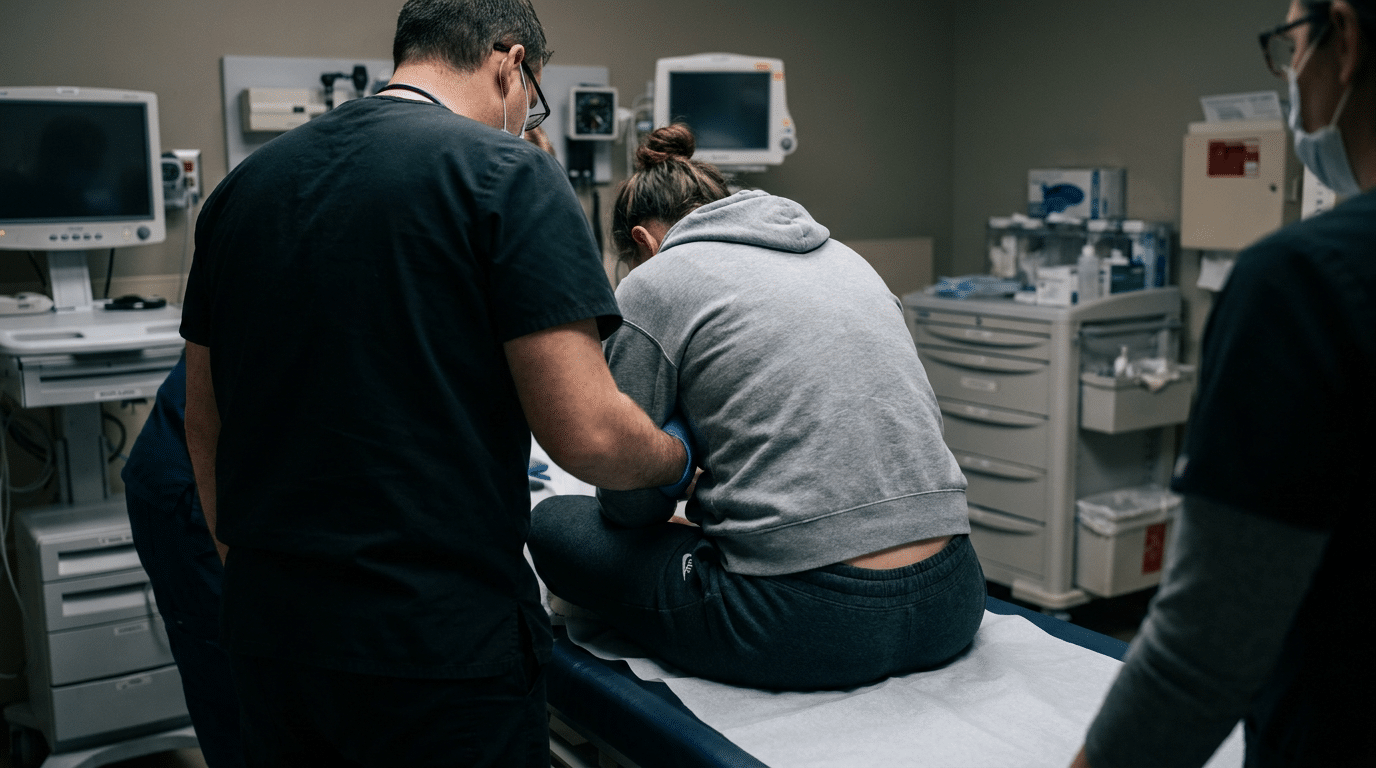 Pregnancy complications requiring emergency care