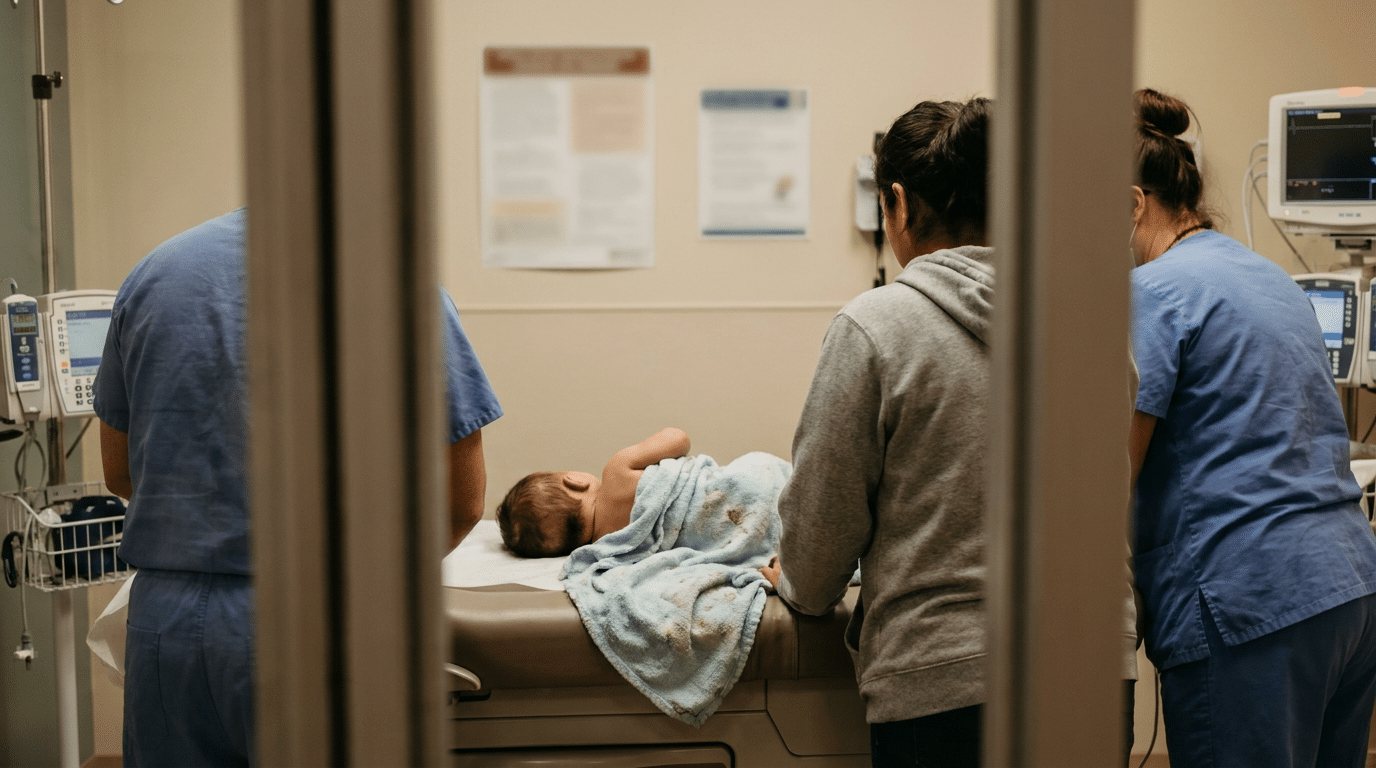 Respiratory emergency - child with breathing difficulty