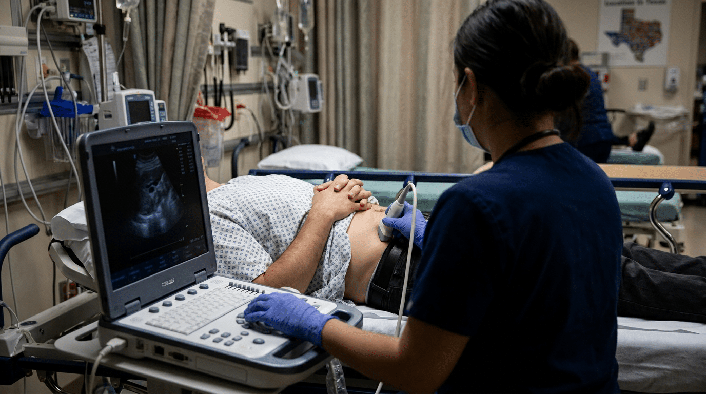 Pelvic pain requiring emergency pelvic ultrasound