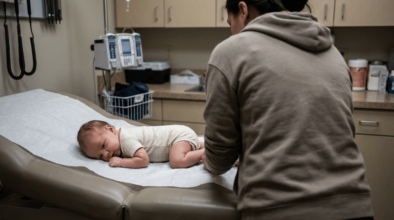 Severe dehydration signs in children
