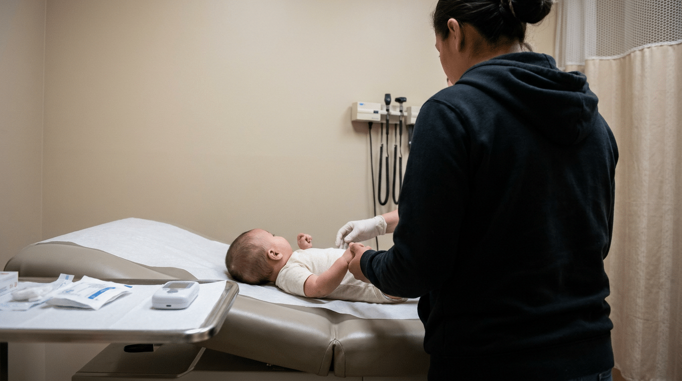 Severe dehydration signs in children