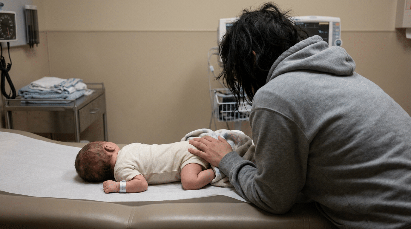 Severe dehydration signs in children